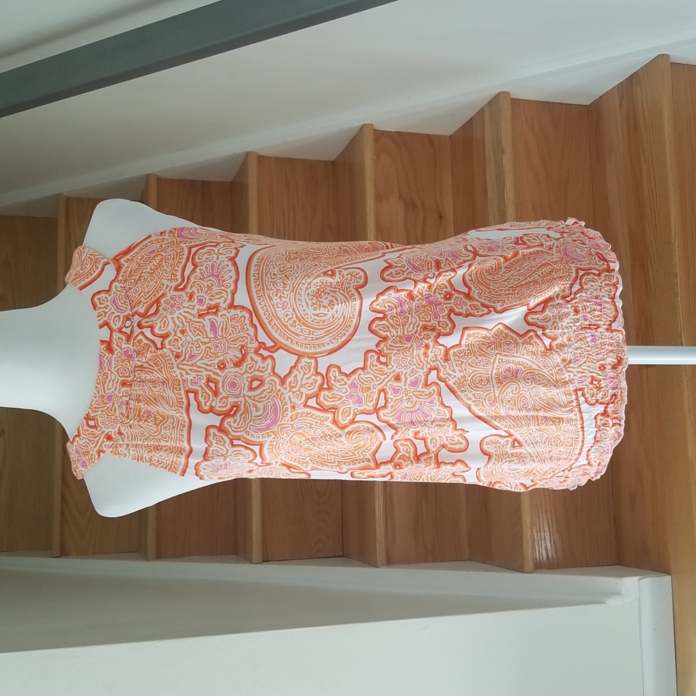 Michael Kors Paisley Sleeveless Top-Size 4